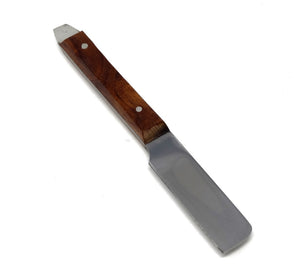 Wooden handle Plaster Alignate Knife #5R, Stainless Steel