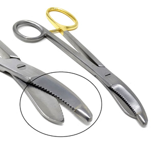 One Gold handle Bruns Plaster Cutting Scissors 9.5"