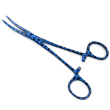 Load image into Gallery viewer, Dog Cat Ear Cleaning Forceps 5.5&quot; CRV Pet Hair Pulling Clamp Tweezers Grooming, BLUE Paws
