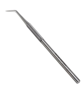 Stainless Steel Micro Fine Point 45 Degree Angled Probe #6, 5.5"