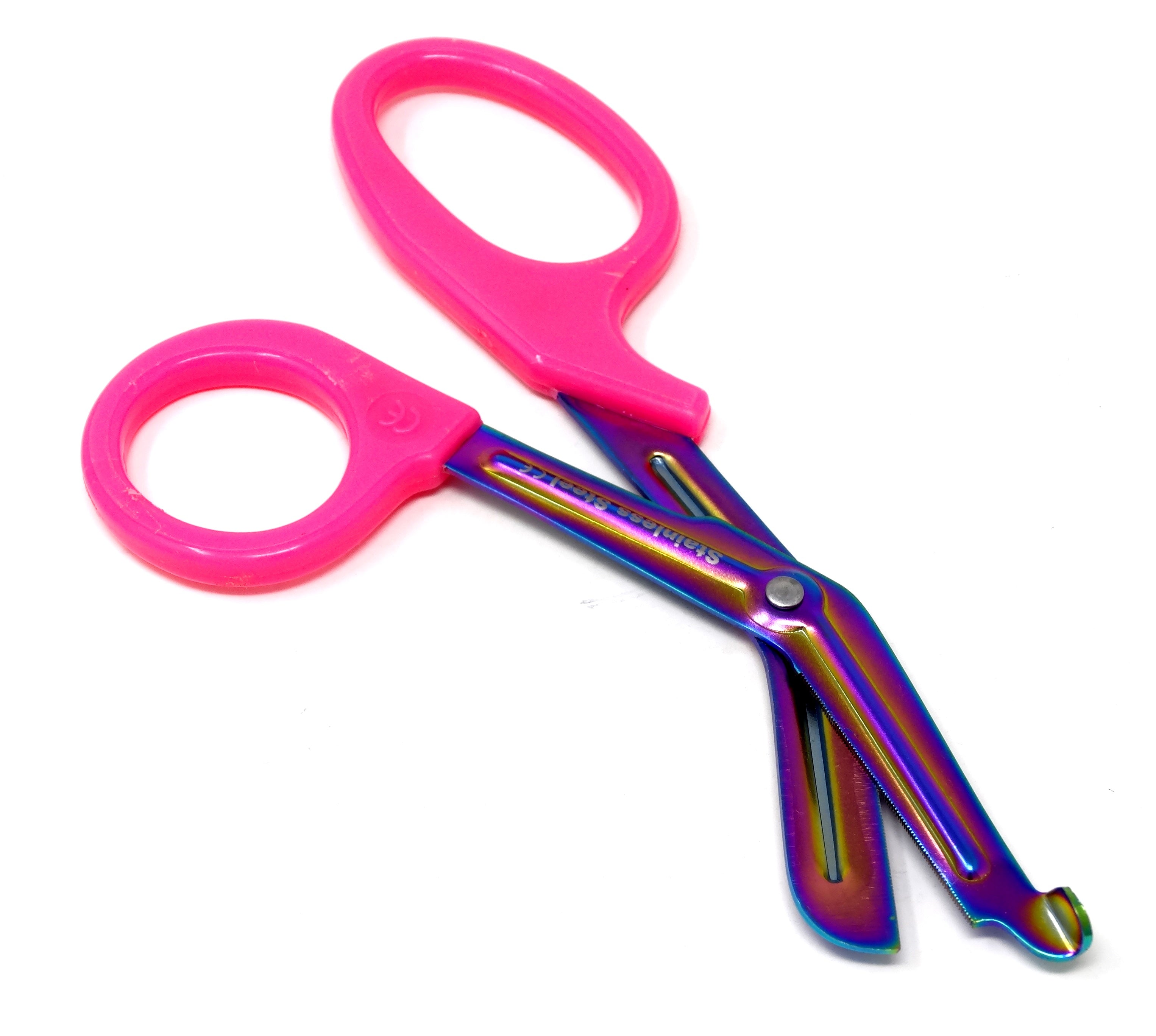 24 Pack Multi-Color EMT Paramedic Trauma Shears – 7.25" Curved Blunt/Blunt – Pakistan