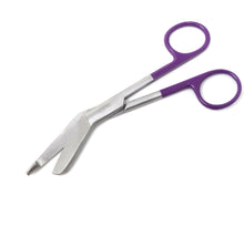 Load image into Gallery viewer, Stainless Steel 5.5&quot; Bandage Lister Scissors for Nurses &amp; Students Gift, Lilac Handle
