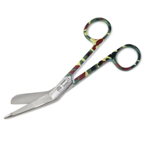 Camouflage Handle Pattern Color Lister Bandage Scissors 5.5" ( 14cm), Stainless Steel