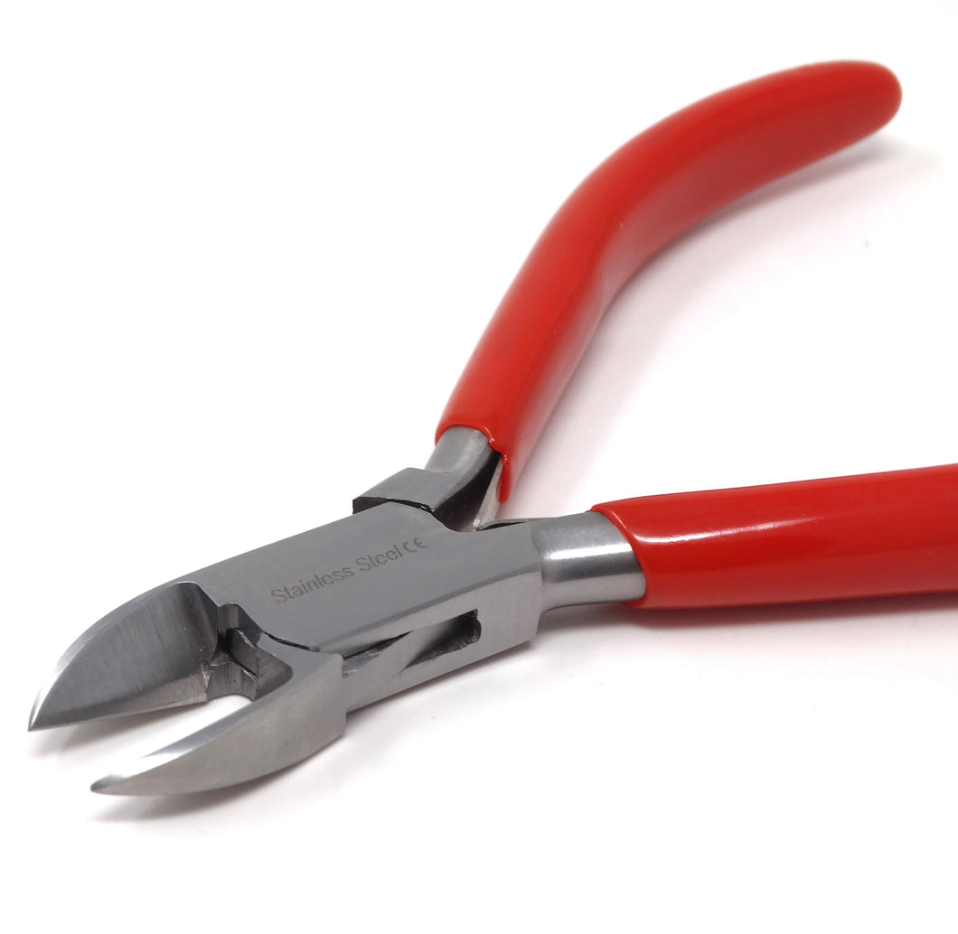 Jewelry Making Pliers Professional Repair Clippers, Stainless Steel Tool with Cushion Grip for Handmade DIY Craft
