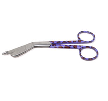 Load image into Gallery viewer, Stainless Steel 5.5&quot; Bandage Lister Scissors for Nurses &amp; Students Gift, Purple Panther Handle
