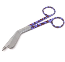 Load image into Gallery viewer, Stainless Steel 5.5&quot; Bandage Lister Scissors for Nurses &amp; Students Gift, Purple Panther Handle
