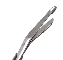 Load image into Gallery viewer, Supercut Lister Bandage Scissors 5.5&quot;,One Serrated Blade Gold Handle
