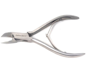 Heavy Duty Nail and Cuticle Nipper Clippers 5.5" for Thick and Ingrown Toe Nail, Stainless Steel