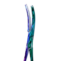 Load image into Gallery viewer, Hemostat Forceps 5.5&quot; (14cm) Curved Serrated Jaws, Stainless Steel, Mermaid Pattern
