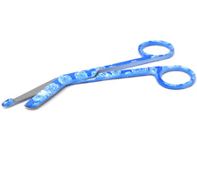Load image into Gallery viewer, Stainless Steel 5.5&quot; Bandage Lister Scissors for Nurses &amp; Students Gift, Blue Rose
