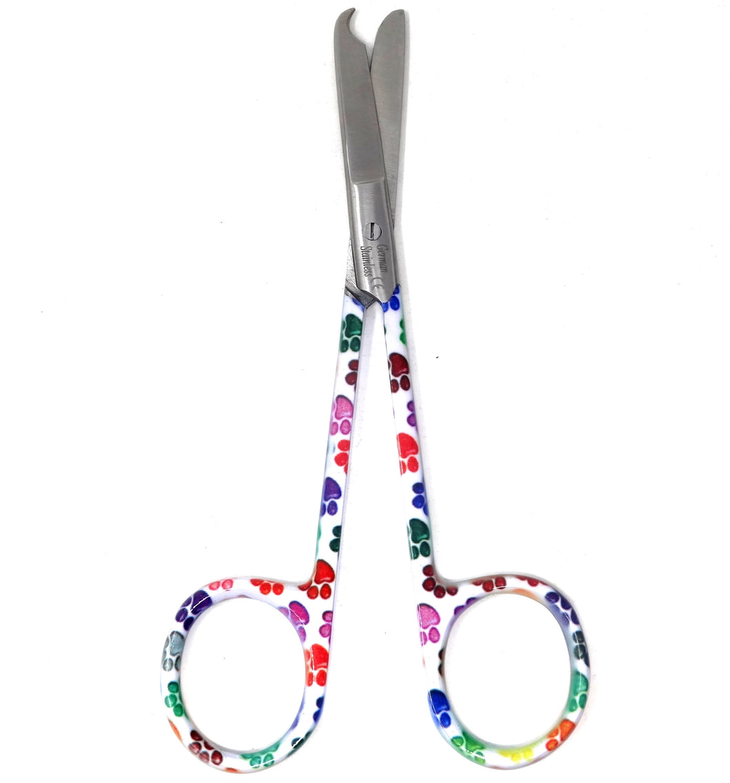 Embroidery Sewing Scissors, One Hook Blade, Stainless Steel 4.5