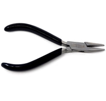 Load image into Gallery viewer, Chain Nose Serrated Jaws Stainless Steel 5&quot; Jewelry Pliers with Comfort Grip
