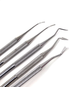 5 Pcs PK Thomas Set for Wax Modelling Carvers Double Ended Stainless Steel Dental Instruments