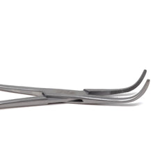 Load image into Gallery viewer, Full Curved 90 Degree Angled Hemostat 6&quot;, Stainless Steel
