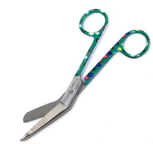 Stainless Steel 5.5" Bandage Lister Scissors for Nurses & Students Gift, Gardenia Handle