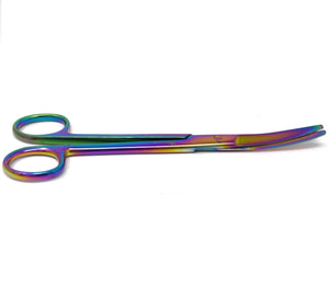 Multipurpose Scissors Stainless Steel Shears 6.75" for Office Home School Craft Supplies, Curved Sharp Blades, Multicolor