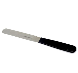 Stainless Steel Lab Spatula with Polyvinylchloride (PVC) Comfort Handle, 5" Blade, 0.88" Blade Width, 9.08" Total Length