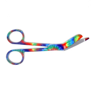 Stainless Steel 5.5" Bandage Lister Scissors for Nurses & Students Gift, Rainbow Pride Colors