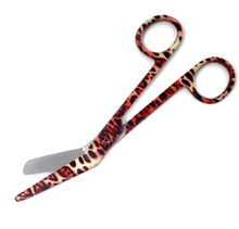 Load image into Gallery viewer, Stainless Steel 5.5&quot; Bandage Lister Scissors for Nurses &amp; Students Gift, Cheeta Pattern
