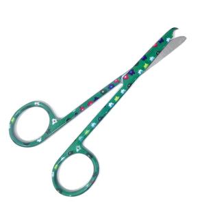 Embroidery Sewing Scissors, One Hook Blade, Stainless Steel 4.5" Seam Ripper, Gardenia Pattern