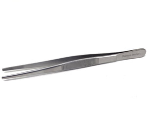 Kitchen Tweezers Stainless Steel Food Tongs Straight Serrated Tips 5.5" (14cm) Tweezers Kitchen Tool