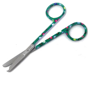 Embroidery Sewing Scissors, One Hook Blade, Stainless Steel 4.5" Seam Ripper, Gardenia Handle