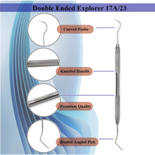Load image into Gallery viewer, Explorer #5 Double Ended Oral Hygiene Care Stainless Steel Dental Tool
