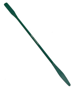 PTFE Coated Stainless Steel Double Ended Micro Lab Spatula, Round & Tapered Arrow End, 9" Length