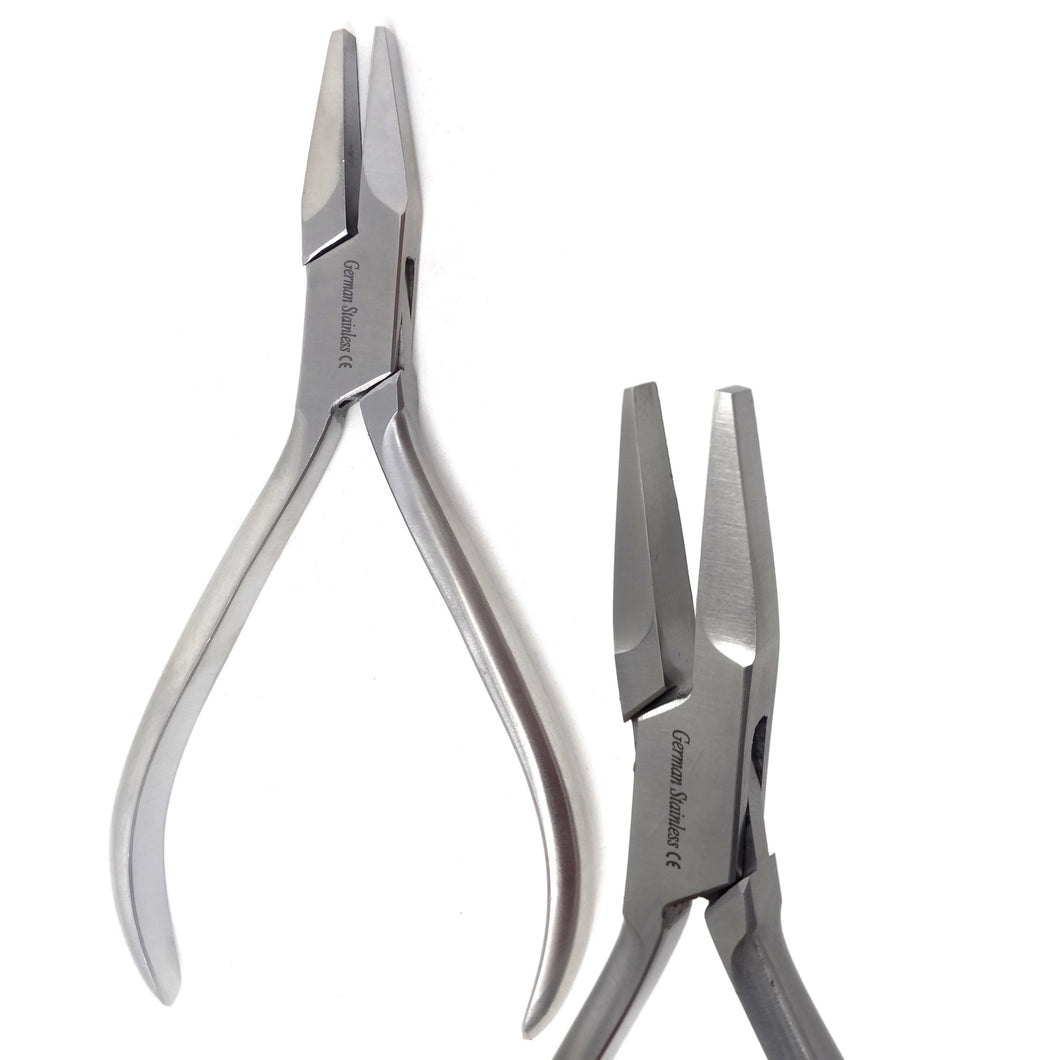 Flat Nose Stainless Steel Pliers Jewelry Making Supplies 