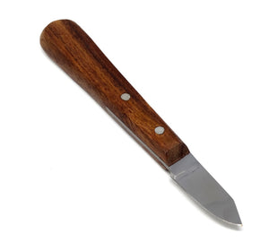 Wooden handle Plaster Alignate Knife #6R, Stainless Steel