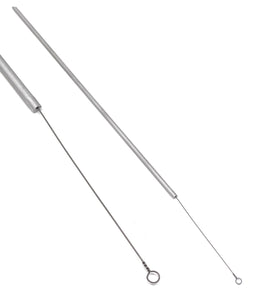 A2ZSCILAB Bacterial Inoculating Loop 4 mm, Single Nichrome Wire, With Aluminum Handle