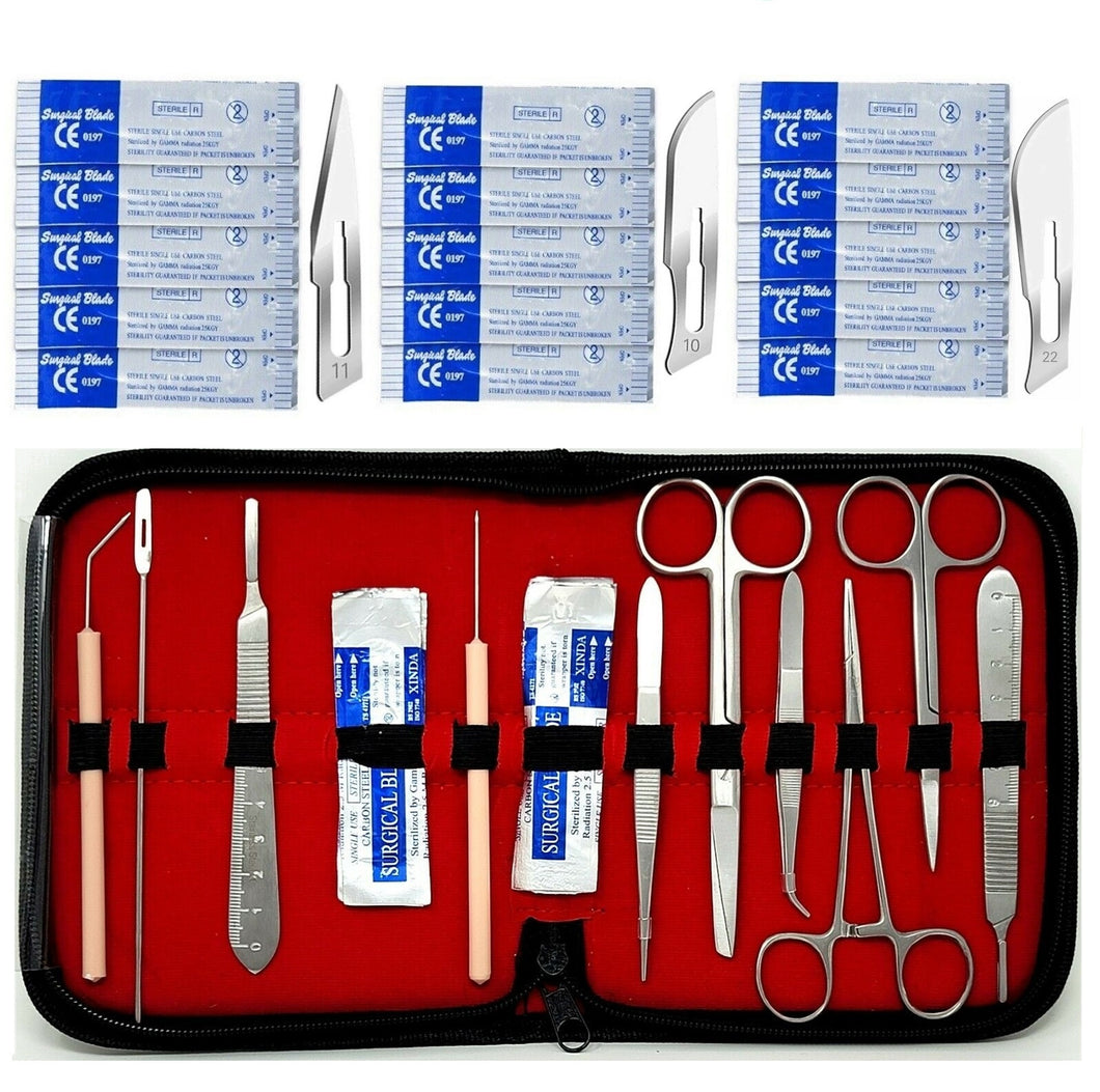 30 Pcs Anatomy Dissecting Tools Set With Carrying Case for Biology Students