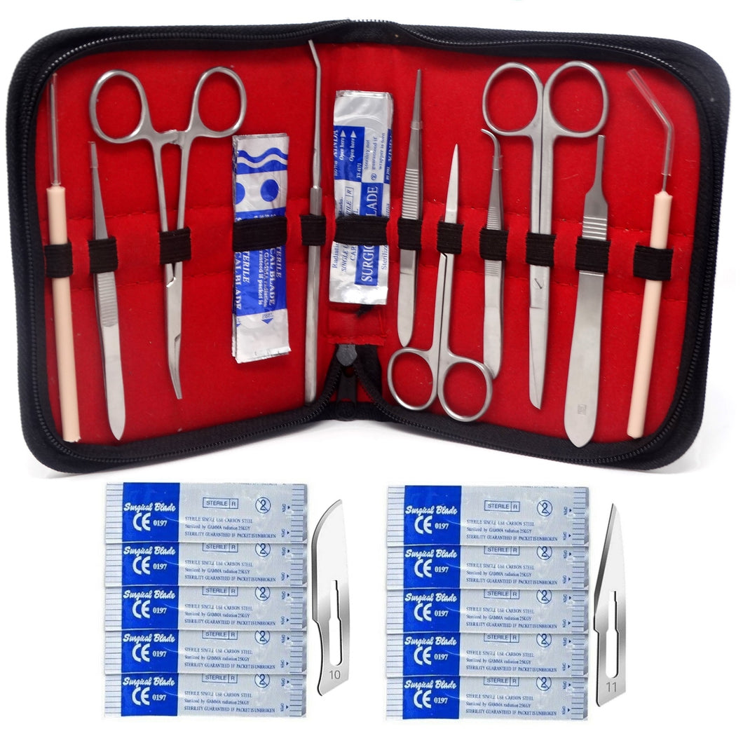 21 Pcs Practice Dissecting Tools Kit Professional Lab Anatomy Dissecting Set for Science Students