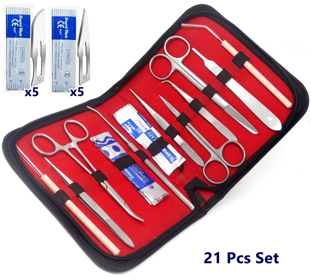 21x Jewelry Making Tool Kit Beading Hand Tools for Hobbies DIY Crafts with Case