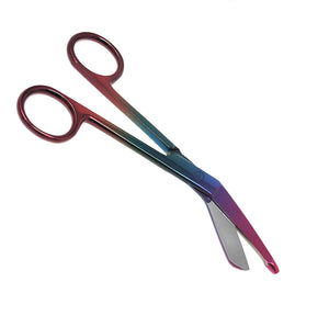 Stainless Steel 5.5" Bandage Lister Scissors for Nurses & Students Gift, Lava