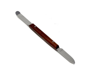 Stainless Steel Double Ended Fahenstock Knife and Curved Spatula, 5.5" Length