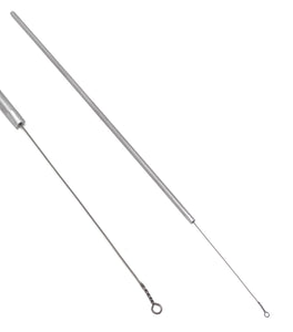 A2ZSCILAB Bacterial Inoculating Loop 2 mm, Single Nichrome Wire, With Aluminum Handle