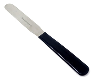 Stainless Steel Spatula Baker's Knife Mixing Spreading Tool, 4" Polished Blade, Vinyl Comfort Grip