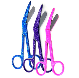 Set of 3 Bandage Lister Scissors 5.5" Assorted Patterns Stainless Steel - PK 19