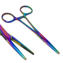 Load image into Gallery viewer, Multi Color Kelly Hemostat Forceps 5.5&quot; Straight
