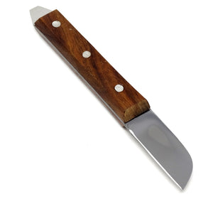 Wooden handle Plaster Alignate Knife #12R, Stainless Steel
