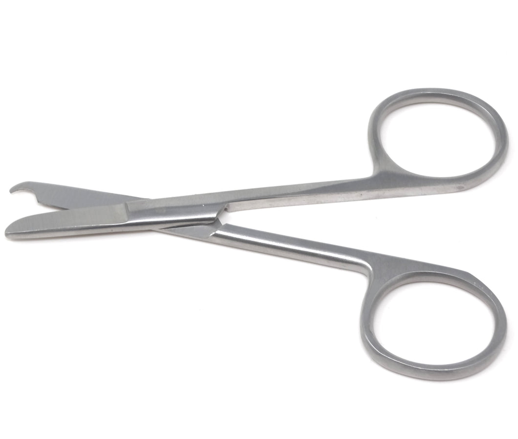 Embroidery Sewing Scissors, One Hook Blade, Stainless Steel 3.5
