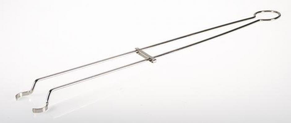 STAINLESS STEEL XTRA LONG CRUCIBLE TONGS, JULIAN-STYLE, 22