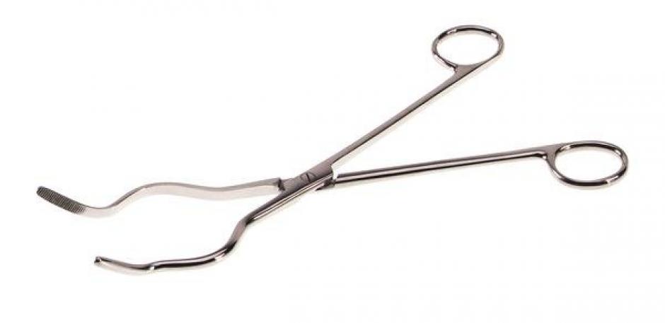STAINLESS STEEL TONGS, PRECISION RIVETED, BOX-LOCK JOINTED, 9.5
