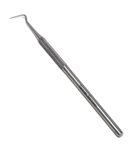 Stainless Steel Micro Fine Point 45 Degree Angled Probe #9, 5.5"