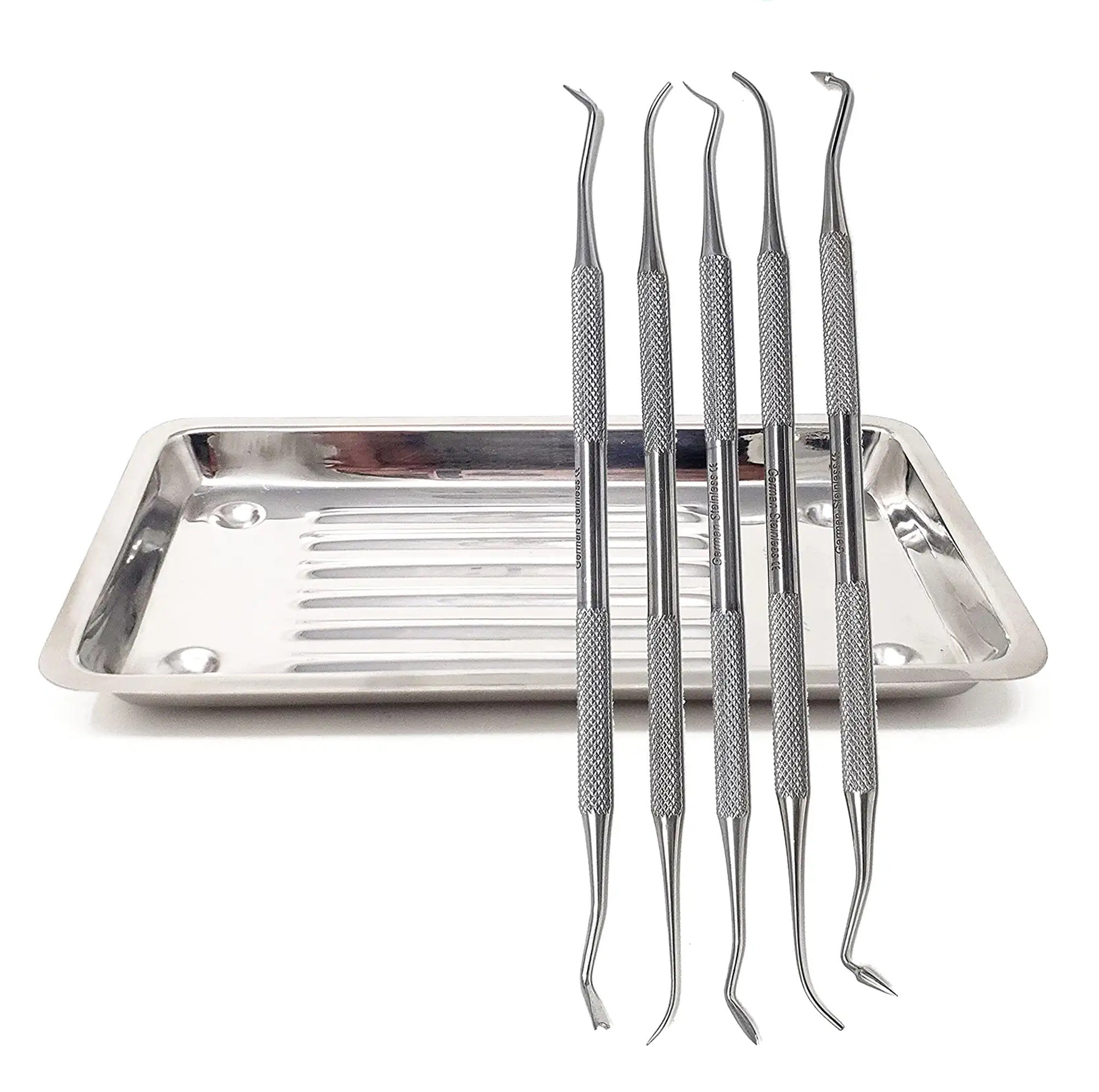 10Pcs/ Set New Stainless Steel Wax Carving Dentist Surgical Dental Lab