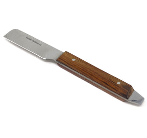 Wooden Handle Carving Tool, Polished Stainless Steel Blade, Shaping Carvers Knife Cutter - 5R