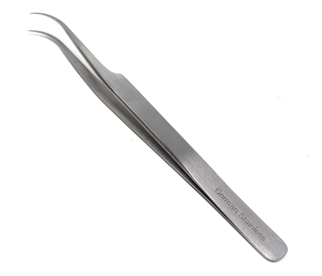 Stainless Steel 3D 5D 6D Volume False Eyelash Extension Tweezers Strong Curved, Premium Quality