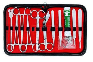 18 Pcs Practice Dissecting Tools Kit Professional Lab Anatomy Dissecting Set for Science Students