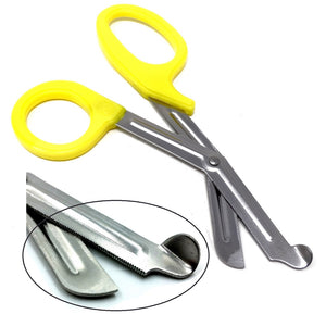 Yellow Handle with Stainless Steel Blades Trauma Shears 7.25"